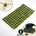 Miniature Flower Grass Model ABS Plant Materials for Diy HO Railway/Building/Garden Sand Table Landscape Diorama Kits