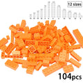 DIY Building Blocks Wall Figures Bricks 1x2 1x3 1x4 L Dots Educational Creative