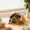 Forest Cabin Mini Building Blocks Set City Street View Greenhouse Windmill Tree House DIY Model Birthday Gift