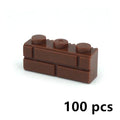 DIY Building Blocks Wall Figures Bricks 1x2 1x3 1x4 L Dots Educational Creative