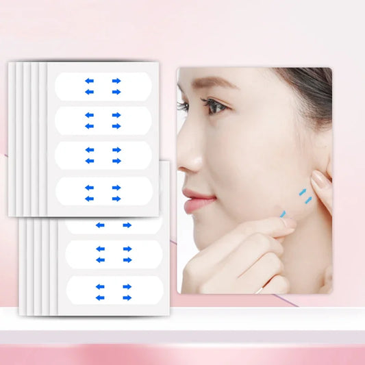40-120PCS V-Shape Face Wrinkle Sagging Skin Adhesive Tape Lifting Face Stickers Invisible