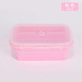 4PS Collapsible Food Storage Containers with Lids & Vent,, Kitchen Stacking Silicone