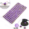 Miniature Flower Grass Model ABS Plant Materials for Diy HO Railway/Building/Garden Sand Table Landscape Diorama Kits