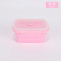 4PS Collapsible Food Storage Containers with Lids & Vent,, Kitchen Stacking Silicone