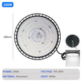 High Bay Lights 100/150/200W 220V Super Bright 6000K UFO LED Waterproof Commercial Market Warehouse Garage Industrial Lighting