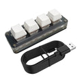 3Key 1 Knob/4Key Customize Bluetooth Keyboard Macro Knob Copy Paste Shortcut Key E-sports Game Mini Mechanical Hot Plug Keyboard