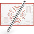 20x16 Inch Lager Silicone Pastry Mat for Rolling Dough with Measurement Thick Non Stick