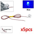 DIY 0.8mm Pin 1x1 1x2 1x4 Length 50cm SMD LED 2835 Remote Control Building Block Flash