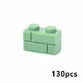 DIY Building Blocks Wall Figures Bricks 1x2 1x3 1x4 L Dots Educational Creative