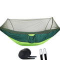 2-In-1 Camping Hammock With Mosquito Net 1.6lbs Ultralight Parachute Nylon Hanging Bed
