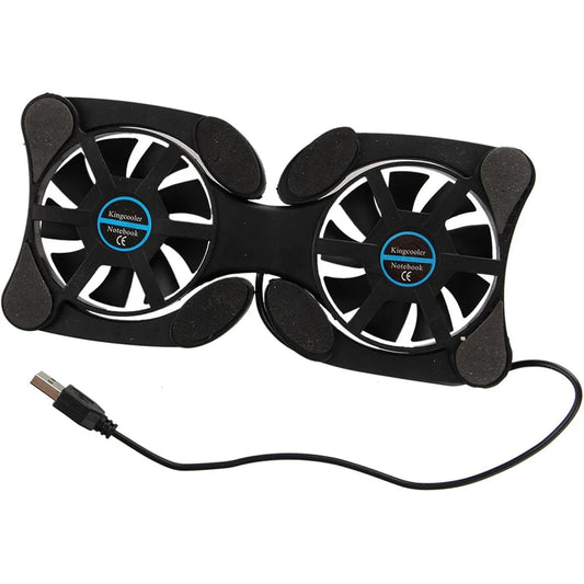 USB Mini Laptop Fan Stand Notebook Foldable Folding Fan Cooler Notebook Cooling Pad