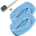 1/2/4PCS Shoe Washing Machine Bag with Liquid Shoe Brush Set Durable Laundry Shoe Bag and Soft Bristle Clean Brush for All Shoes